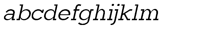 Mirk Slab Medium Slanted FONT