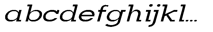 Mirk Slab Semi Bold Expanded Italic FONT