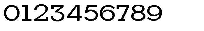 Mirk Slab Semi Bold Expanded Font OTHER CHARS