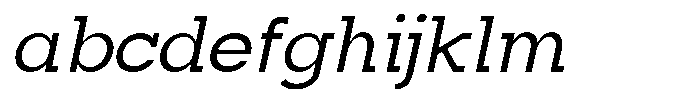 Mirk Slab Semi Bold Italic FONT