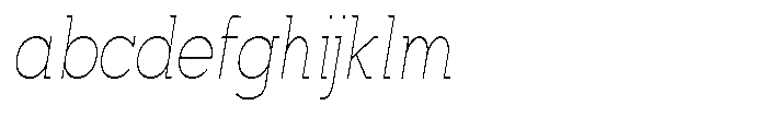 Mirk Slab Thin Condensed Italic FONT