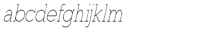 Mirk Slab Thin Condensed Slanted FONT