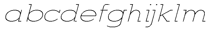Mirk Slab Thin Expanded Italic FONT