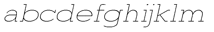 Mirk Slab Thin Expanded Slanted FONT