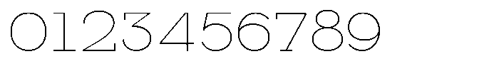 Mirk Slab Thin Expanded Font OTHER CHARS