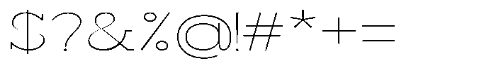 Mirk Slab Thin Expanded Font OTHER CHARS