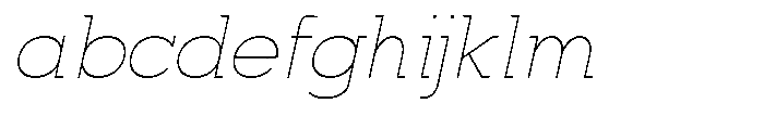 Mirk Slab Thin Italic FONT