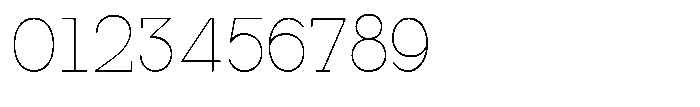 Mirk Slab Thin Font OTHER CHARS