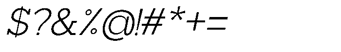 Mirk Slab Variable Black Italic Font OTHER CHARS