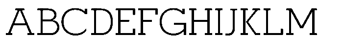 Mirk Slab Variable Black Font UPPERCASE