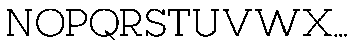 Mirk Slab Variable Black Font UPPERCASE