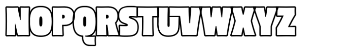 Mirnes Outline Font UPPERCASE
