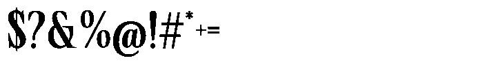 Miroje Black Font OTHER CHARS