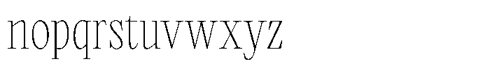 Miroje Extra Light Font LOWERCASE