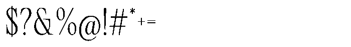 Miroje Regular Font OTHER CHARS