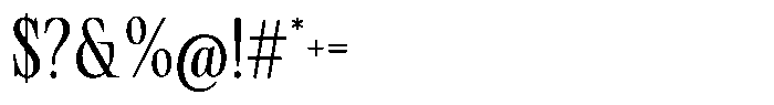Miroje Semi Bold Font OTHER CHARS