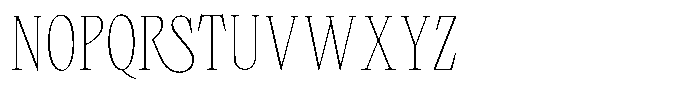 Miroje Thin Font UPPERCASE