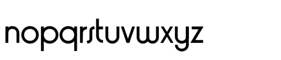 Mirona Regular Font LOWERCASE