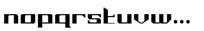 Mirsani Bold Wide Font LOWERCASE
