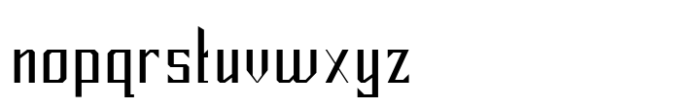 Mirsani Condensed Font LOWERCASE