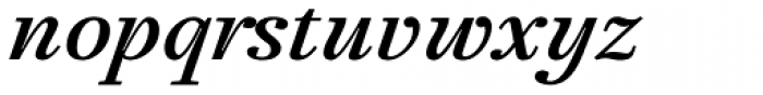 Mirta Bold Italic Font LOWERCASE