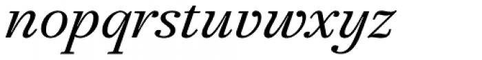 Mirta Italic Font LOWERCASE
