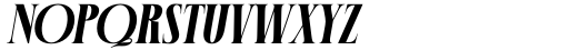 Mirtha Display Bold Italic Font UPPERCASE