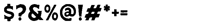 Misanco Regular Font OTHER CHARS
