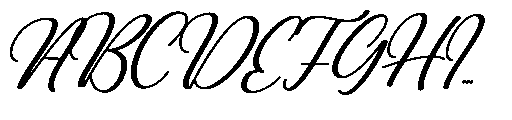 Misanga Script Bold Italic Font UPPERCASE