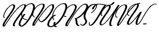 Misanga Script Bold Italic Font UPPERCASE