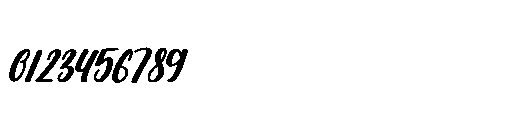 Misanga Script Bold Font OTHER CHARS