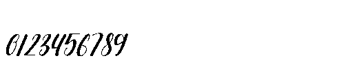 Misanga Script Regular Font OTHER CHARS