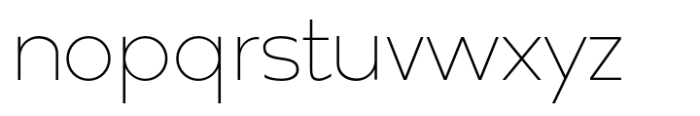Misegar Thin Font LOWERCASE