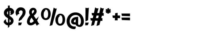 Misena Regular Font OTHER CHARS