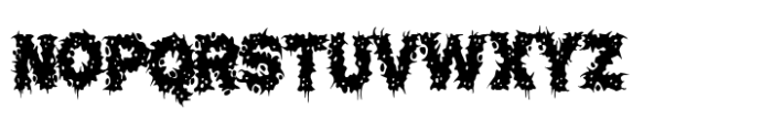 Misery Injex Font LOWERCASE