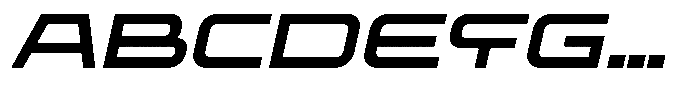 Misery Italic Font UPPERCASE