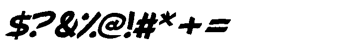 Misfit Fury Font OTHER CHARS