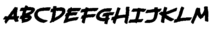 Misfit Fury Font UPPERCASE