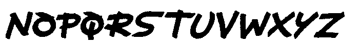 Misfit Fury Font UPPERCASE