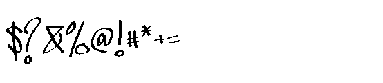 Mishale Graffiti Font OTHER CHARS
