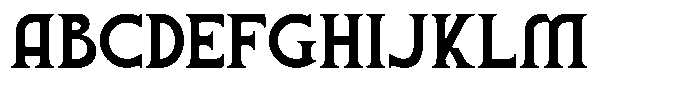 Mishca Font UPPERCASE