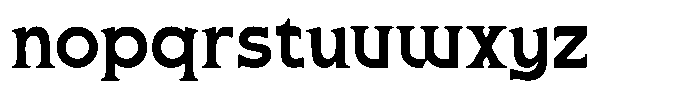 Mishca Font LOWERCASE