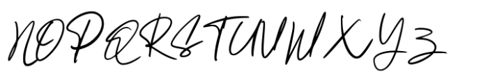 Mishelli Signature Font UPPERCASE