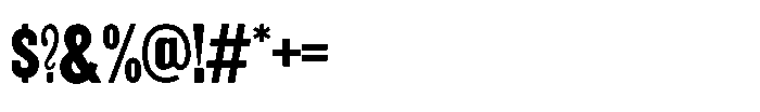 Misprint Font OTHER CHARS