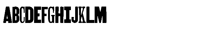 Misprint Font UPPERCASE