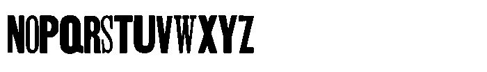 Misprint Font UPPERCASE