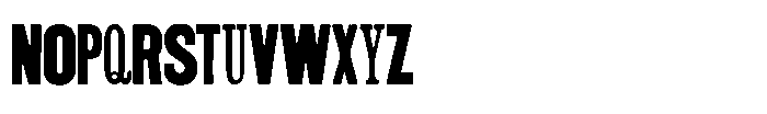 Misprint Font LOWERCASE