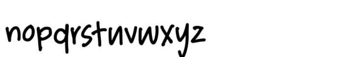 Misquote Note Regular Font LOWERCASE