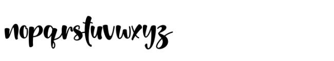 Miss Christine Regular Font LOWERCASE