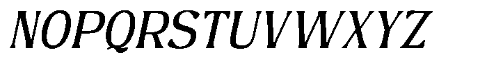 Miss Testa Italic Font UPPERCASE